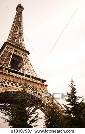 Stock Photo - Eiffel tower, Paris, France. Fotosearch