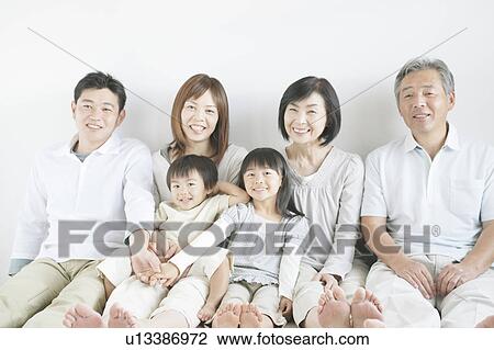 Family of three generations View Large Photo Image Stock Image - Family of three generations. Fotosearch