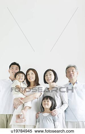 Stock Photography - Family of three generations. Fotosearch