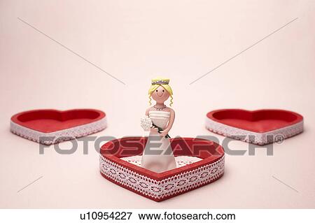 Stock Photo - Figurine of bride. Fotosearch