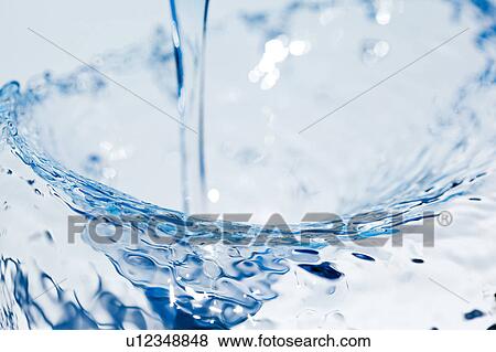 Stock Photo - Flowing water. Fotosearch