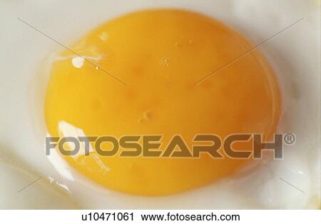 Stock Image - Fried egg, close-up. Fotosearch