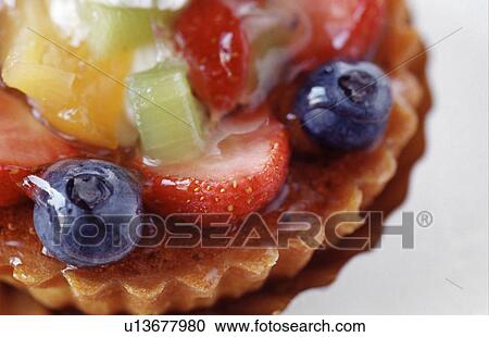 Fruit tart, Close-up View Large Photo Image Stock Image - Fruit tart, Close-up. Fotosearch