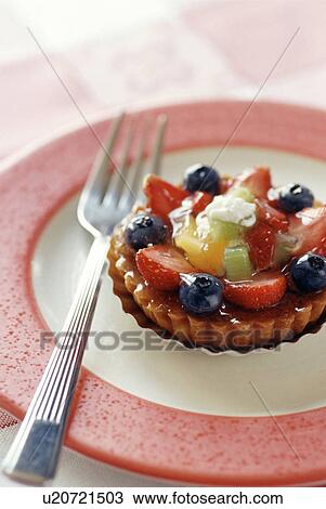 Stock Image - Fruit tart. Fotosearch
