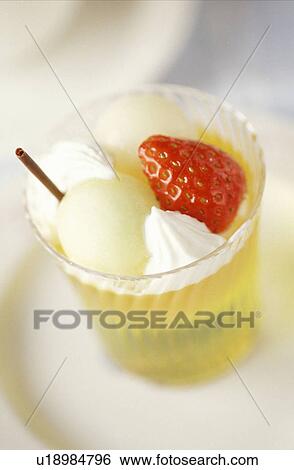 Gelatin Dessert with fruits on top View Large Photo Image Stock Photograph - Gelatin Dessert with fruits on top. Fotosearch