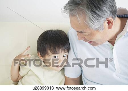 Grandfather and Grandson View Large Photo Image Stock Image - Grandfather and Grandson. Fotosearch