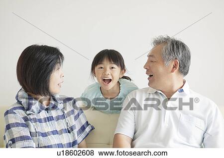 Grandparents and Granddaughter View Large Photo Image Stock Photo - Grandparents and Granddaughter. Fotosearch