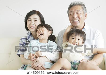 Grandparents with Two Grandchildren View Large Photo Image Stock Image - Grandparents with Two Grandchildren. Fotosearch