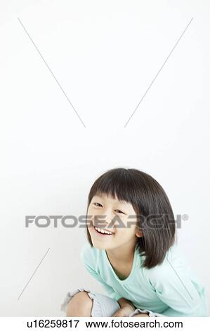 Stock Photo - Happy Young Girl. Fotosearch