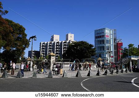 Stock Photo - Harajuku Jingu Bridge, Shibuya ward, Tokyo Prefecture, Japan. Fotosearch