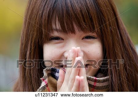 Stock Photo - Headshot of high school girl. Fotosearch