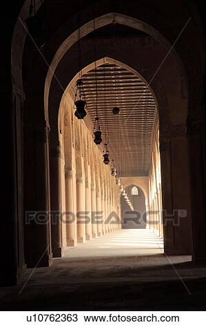 Stock Image - Ibn Tulun Mosque, Cairo, Egypt. Fotosearch