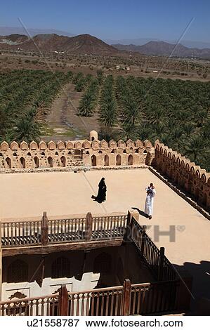 Stock Photo - Jabrin Castle, Bahla, Oman . Fotosearch