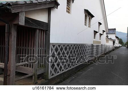 Picture - Kikuya-ke houses, Yamaguchi Prefecture, Honshu, Japan. Fotosearch