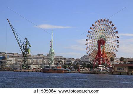 Kobe harbor, Kobe City, Hyogo Prefecture, Honshu, Japan View Large Photo Image Picture - Kobe harbor, Kobe City, Hyogo Prefecture, Honshu, Japan. Fotosearch