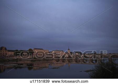 Stock Photo - Loire River, Loire Valley, France. Fotosearch