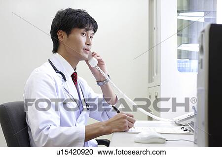 Stock Image - Male Doctor. Fotosearch