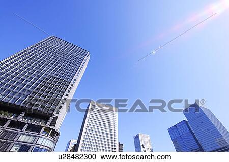 Stock Image - Marunouchi Building and Skyscrapers. Fotosearch