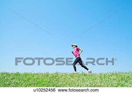 Mid Adult Man Jogging View Large Photo Image Stock Photograph - Mid Adult Man Jogging. Fotosearch