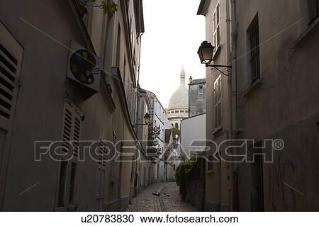 Montmartre district, Paris, France View Large Photo Image Stock Image - Montmartre district, Paris, France. Fotosearch