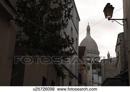 Stock Photo - Montmartre district, Paris, France. Fotosearch