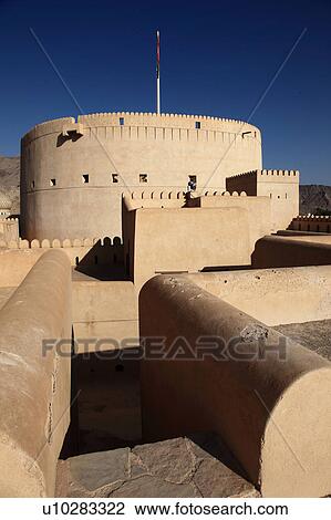 Nizwa fort, Nizwa, Oman View Large Photo Image Stock Image - Nizwa fort, Nizwa, Oman. Fotosearch