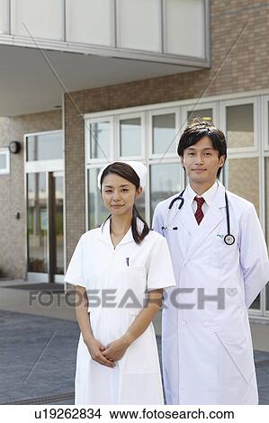 Nurse and Doctor View Large Photo Image Picture - Nurse and Doctor. Fotosearch