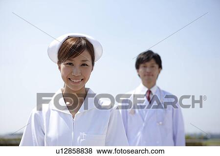 Stock Photo - Nurse and Doctor. Fotosearch