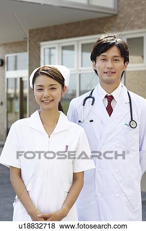 Stock Photo - Nurse and Doctor. Fotosearch