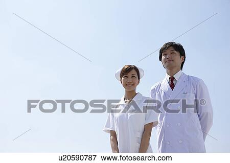 Stock Photo - Nurse and Doctor. Fotosearch