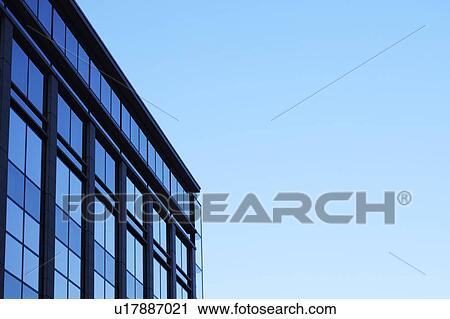 Stock Image - Office buildings at dawn, Chiyoda Ward, Tokyo Prefecture, Honshu, Japan. Fotosearch