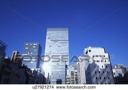 Picture - Office buildings, Chiyoda Ward, Tokyo Prefecture, Honshu, Japan. Fotosearch