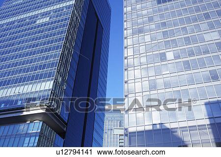 Stock Image - Office buildings, Chiyoda Ward, Tokyo Prefecture, Honshu, Japan. Fotosearch