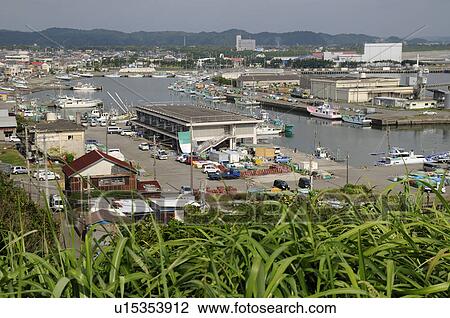 Stock Image - Ohara fishing port, Izumi City, Chiba Prefecture, Japan. Fotosearch
