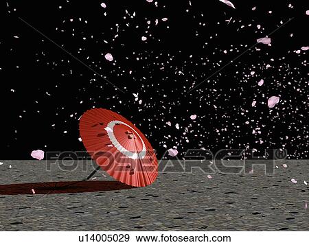 Stock Photo - Paper umbrella . Fotosearch