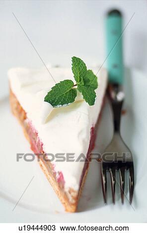 Piece of raspberry tart View Large Photo Image Stock Image - Piece of raspberry tart. Fotosearch