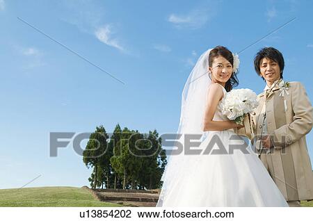 Portrait of bride and bridegroom View Large Photo Image Stock Image - Portrait of bride and bridegroom. Fotosearch