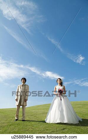 Portrait of bride and bridegroom View Large Photo Image Stock Photography - Portrait of bride and bridegroom. Fotosearch