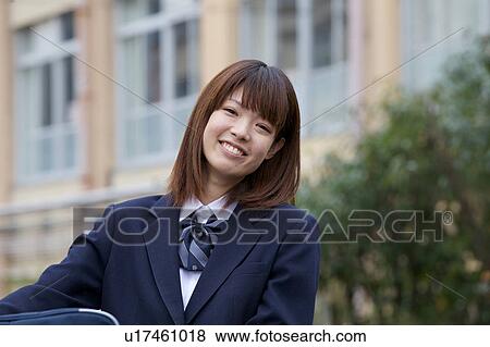 Portrait of high school girl View Large Photo Image Stock Photo - Portrait of high school girl. Fotosearch