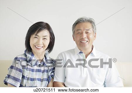 Stock Image - Portrait of Mature Couple. Fotosearch