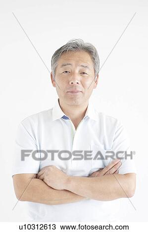 Stock Image - Portrait of Mature Man. Fotosearch