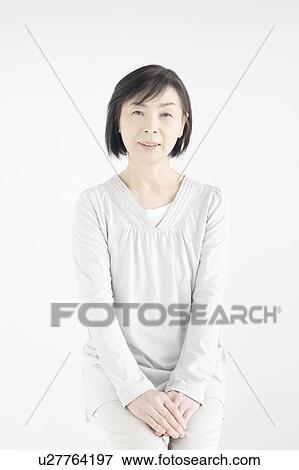 Stock Photo - Portrait of Mature Woman. Fotosearch