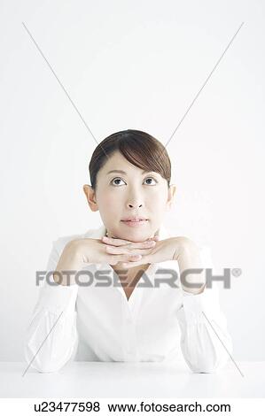 Stock Photo - Portrait of Mid Adult Businesswoman. Fotosearch