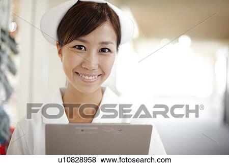 Portrait of Nurse View Large Photo Image Stock Photo - Portrait of Nurse. Fotosearch