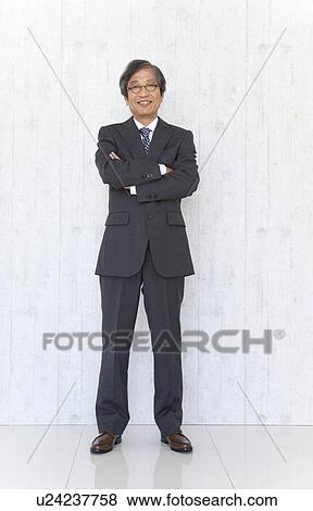 Stock Photo - Portrait of senior businessman. Fotosearch