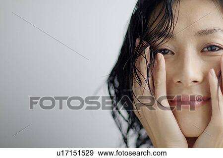 Stock Photo - Portrait of woman . Fotosearch
