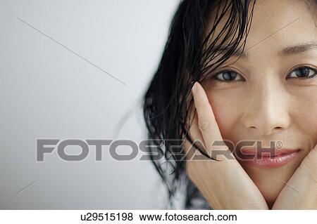 Stock Photo - Portrait of woman . Fotosearch