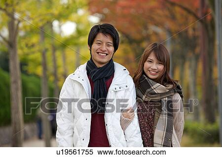 Stock Photography - Portrait of young couple . Fotosearch