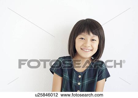 Stock Image - Portrait of Young Girl. Fotosearch