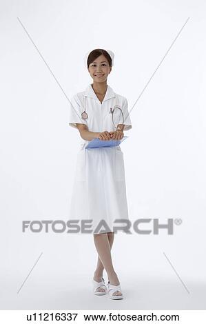 Stock Photo - Portrait of Young Nurse. Fotosearch